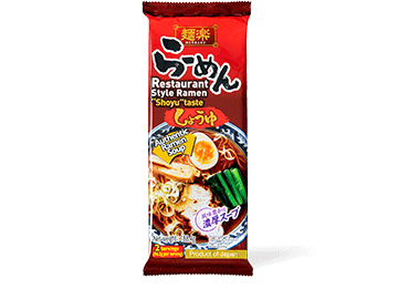 RESTAURANT STYLE RAMEN "SOY SAUCE" TASTE FOR EUROPEAN MARKET