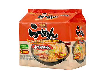 SPICY MISO TONKOTSU TASTE RAMEN 5 PACKS